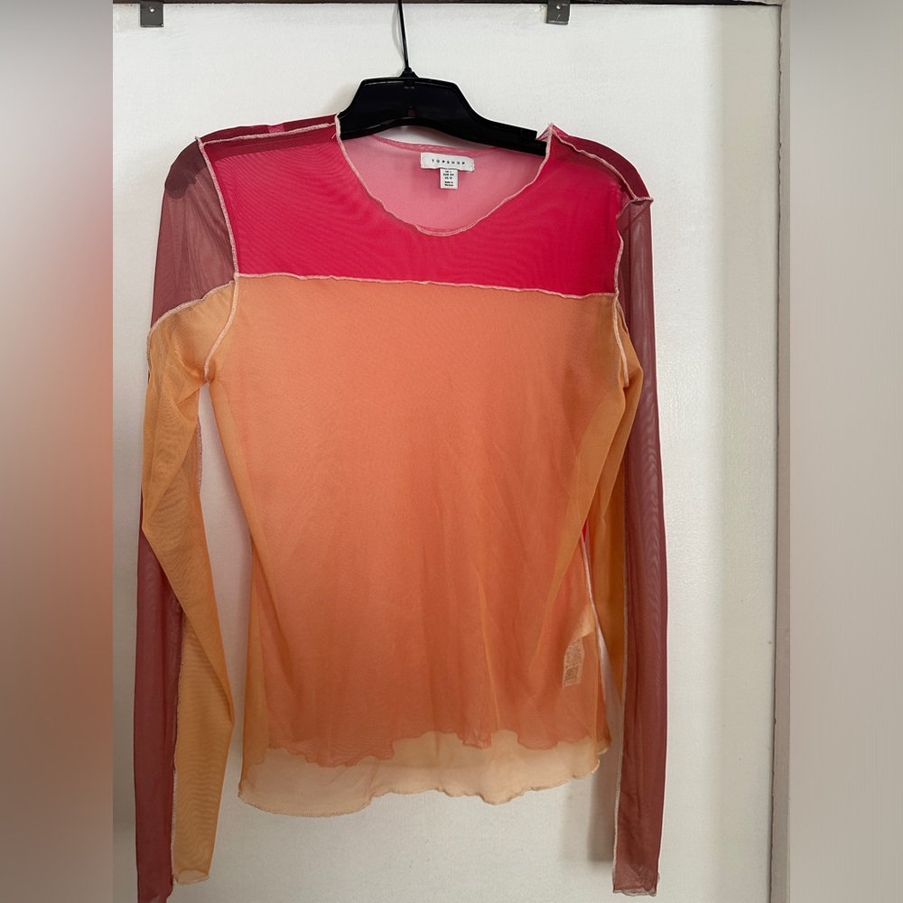 Top shop panel mesh top